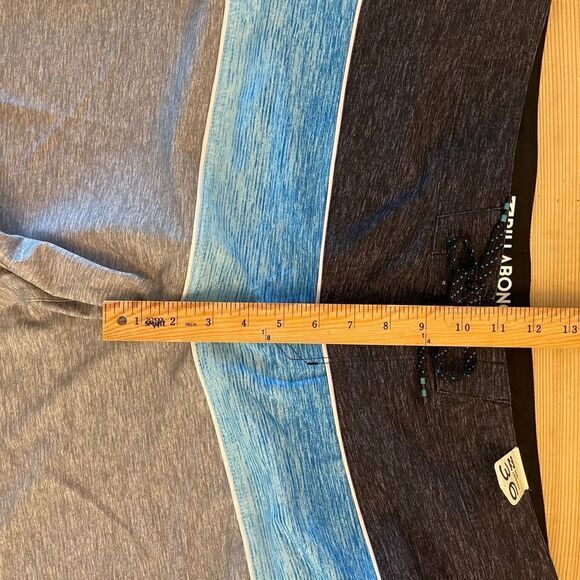 Billabong Platinum Tribong Mens X Stretch Boardshorts Blue Gray Black Size 36 - Picture 6 of 8